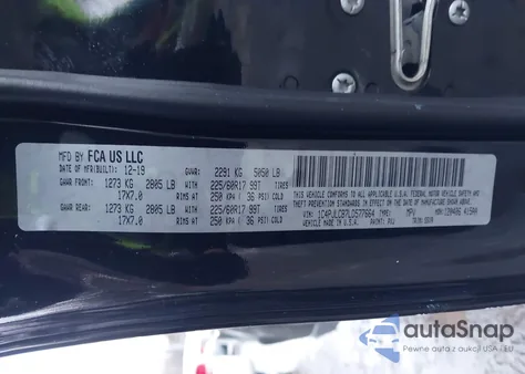 2020 Jeep Cherokee Latitude Fwd z USA, uszkodzony, nr VIN 1C4PJLCB7LD577664